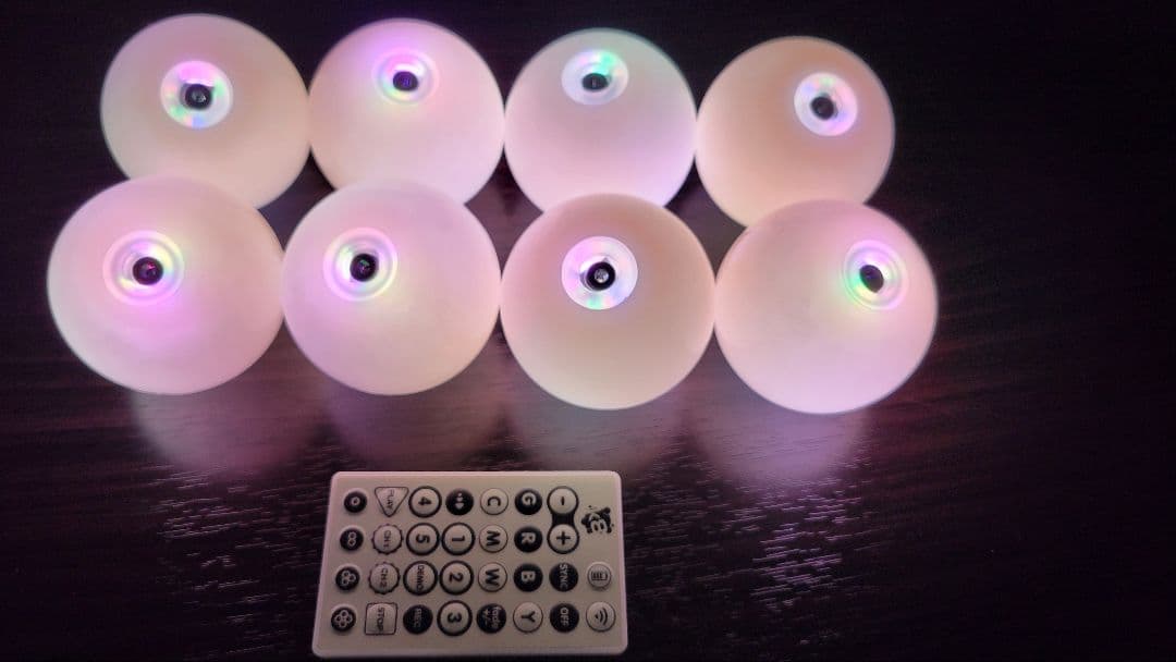 ジャグリング k8 グローボール 8個セット リモコン 充電ケーブル