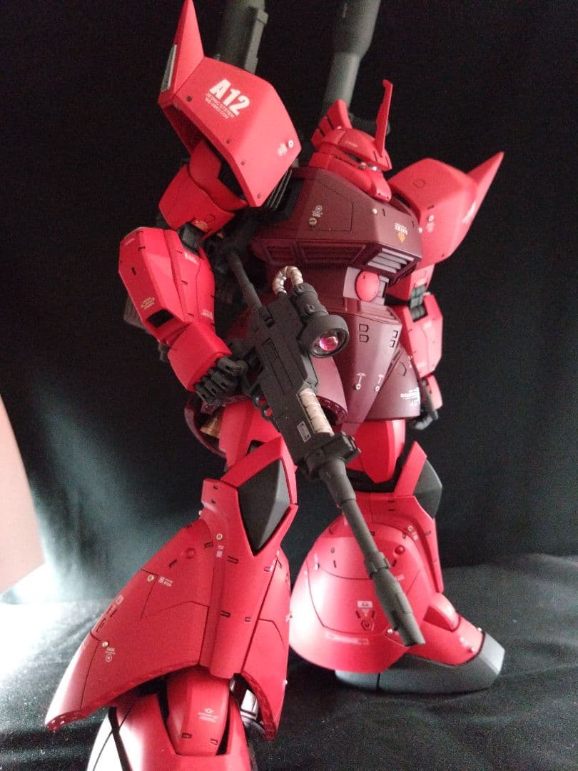 MG 1/100 MS-14B シャア専用 ゲルググ 改修塗装済完成品