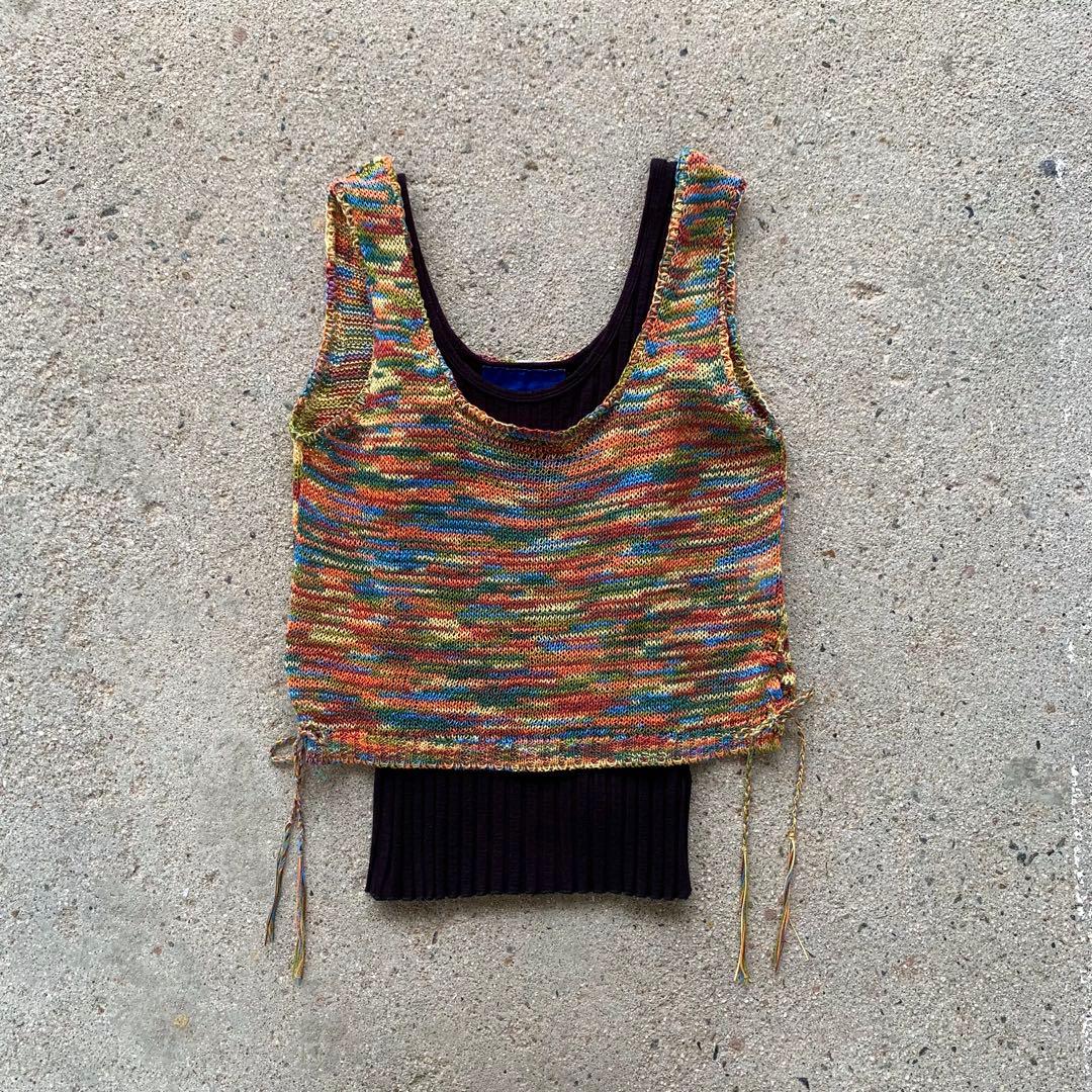 67NOWOS ノーウォス メッシュニットタンク ファビアンルー 定価3.8万