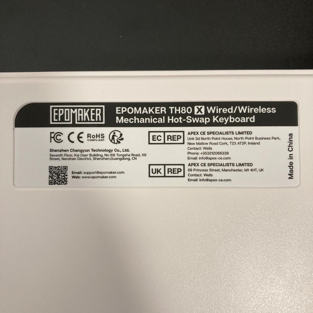 EPOMAKER TH80-X ガスケット ゲーミングキーボード b374