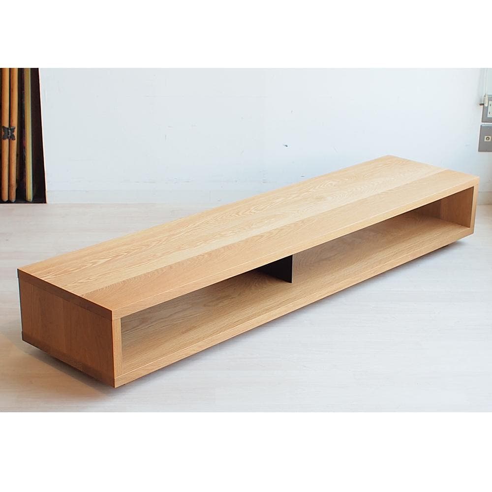 無印良品/MUJI オーク無垢材AVボード 180cm テレビ台 TVボード