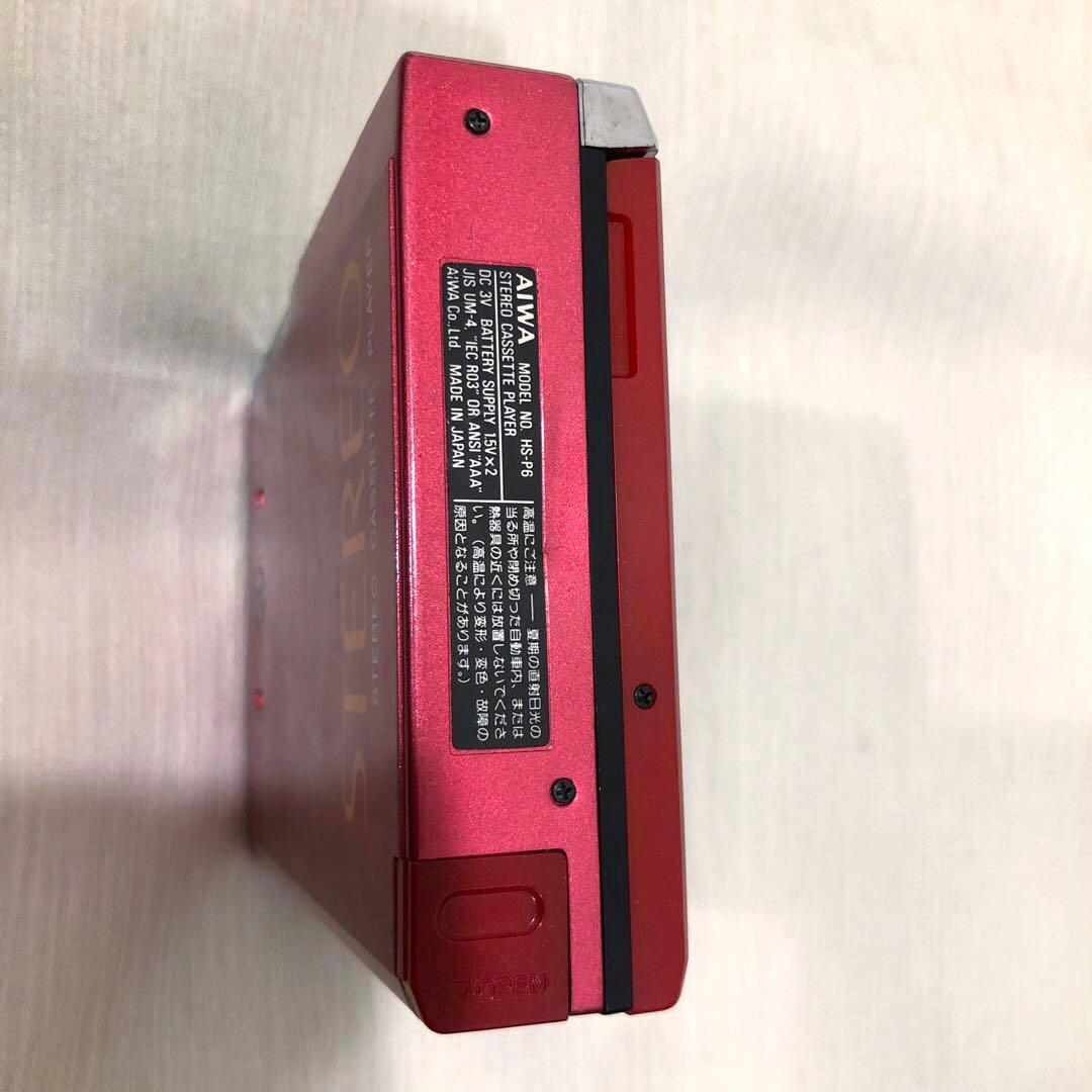 AIWA CassetteBoy カセットプレーヤー 赤 レトロ ジャンク