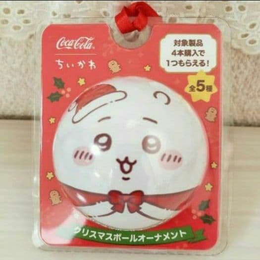 ✨非売品✨コンプ✨☺️新品未開封☺️ちいかわ コカコーラ クリスマスオーナメント