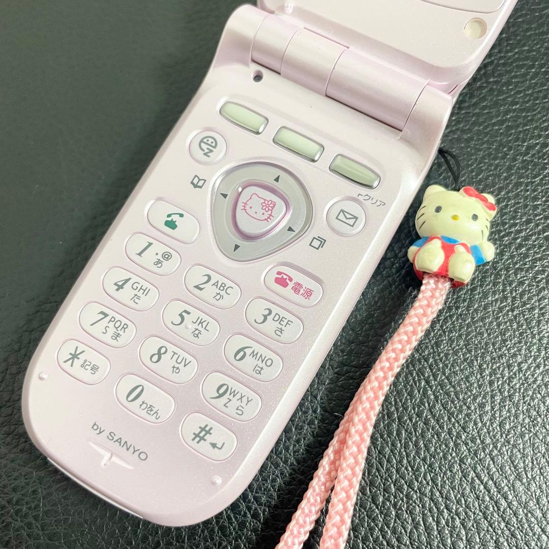 【レア・希少】キティーちゃん 携帯電話 ガラケー モックアップ 店頭用展示品