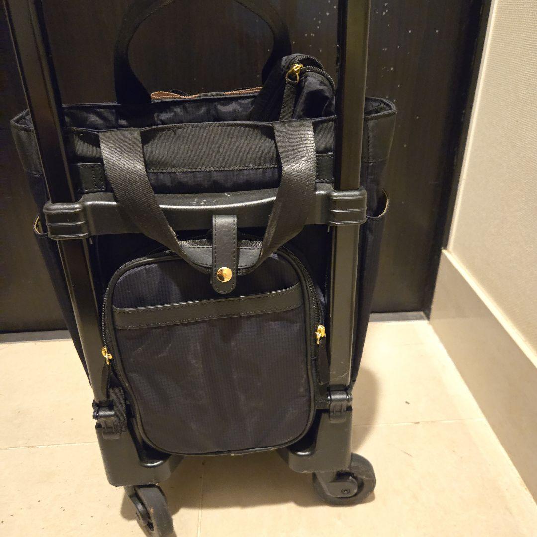 スワニー キャリーカート D-330 ルバンド Mサイズ 黒 取り外し可能