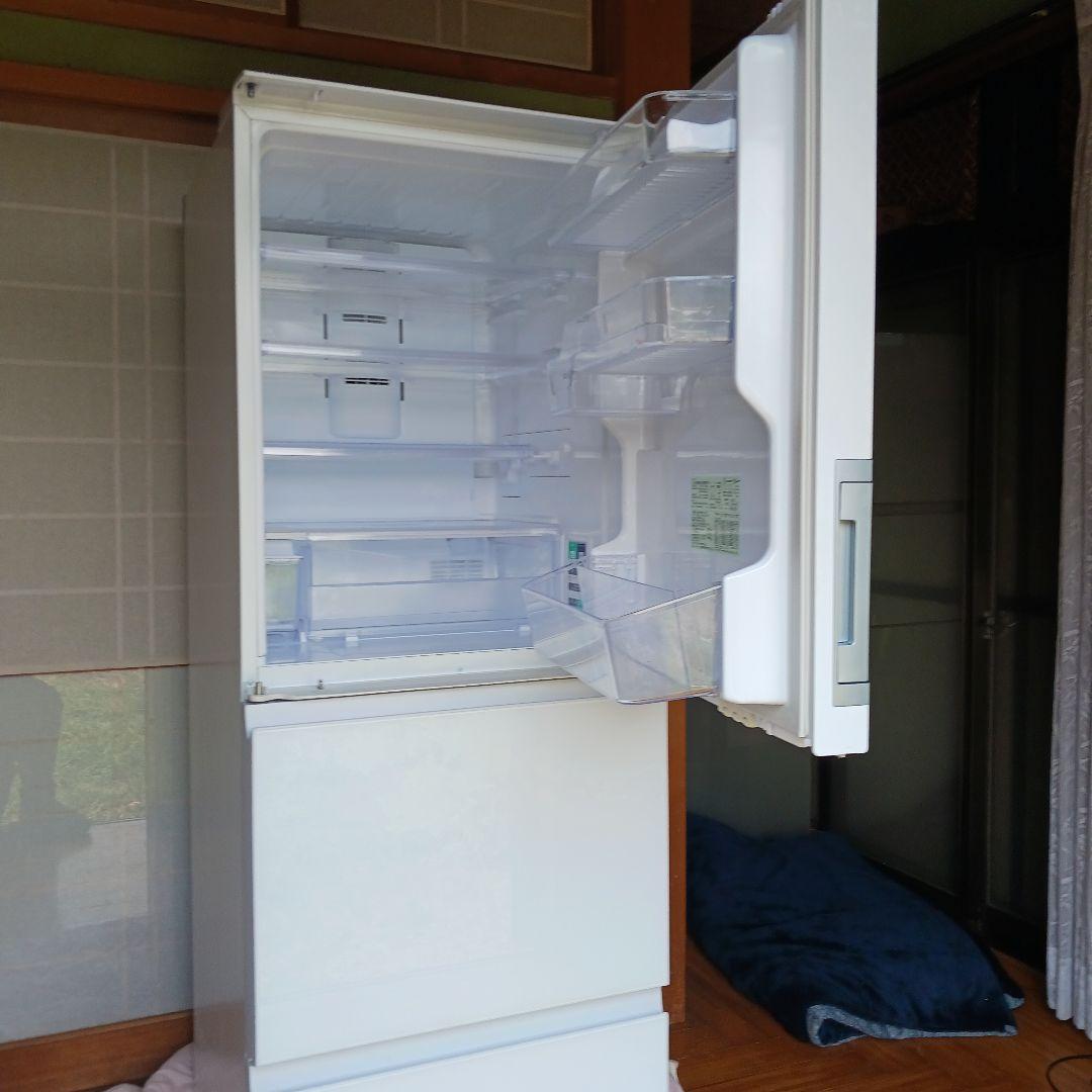 SHARP冷蔵庫３ドア　両開きタイプ　2020年製３５０L　SJ-GW35F-W