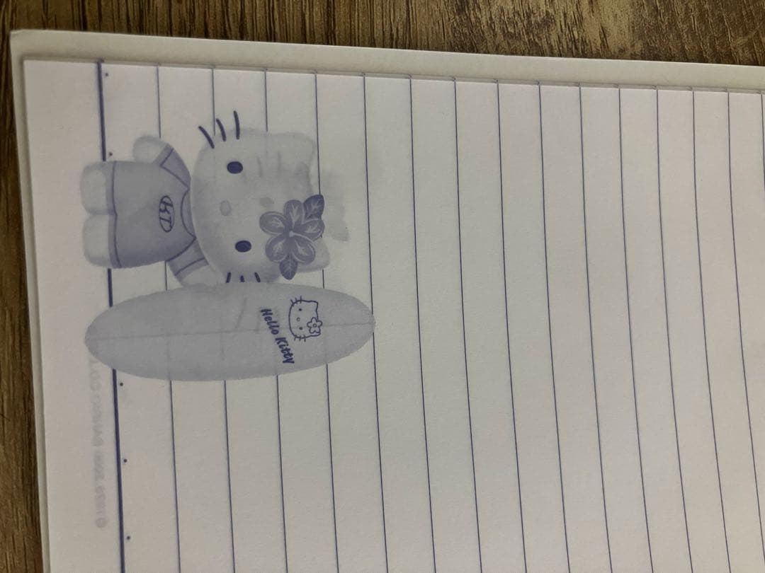 2000年サンリオ ハローキティ サーフィンキティノート 日焼けキティ平成レトロ