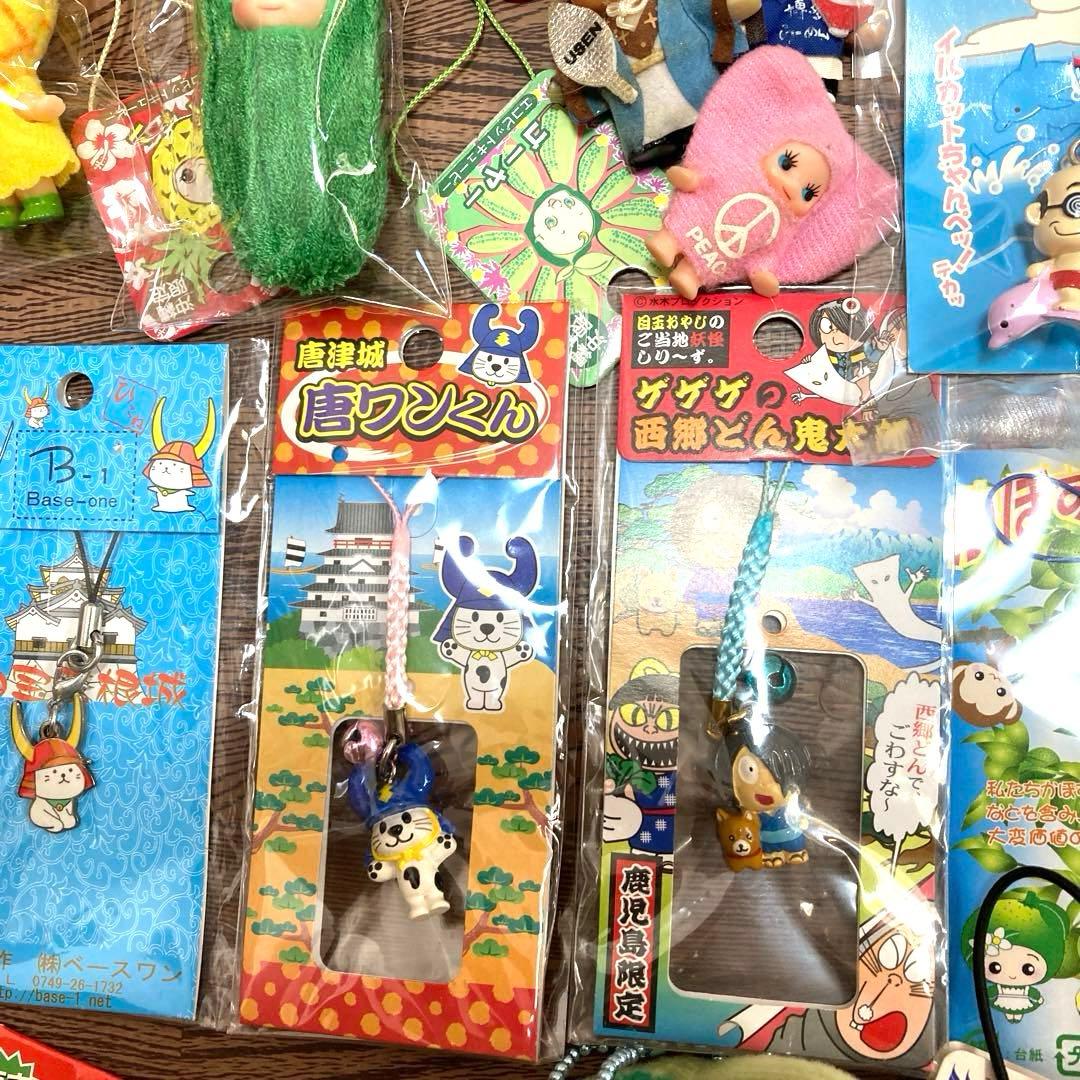 ご当地キューピー　マスコットQP　キーホルダー　ストラップ　平成レトロ　当時物