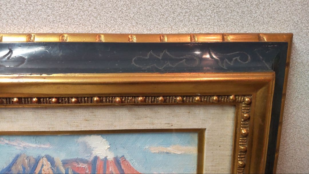 (72*Z315)絵画 油絵 桜島 版画 日本画