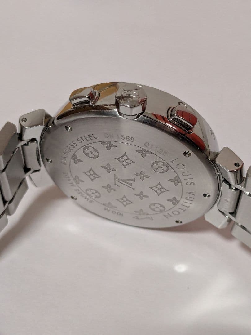 ルイヴィトン タンブール Q1122 タンブール クロノグラフ 自動巻き 腕時計