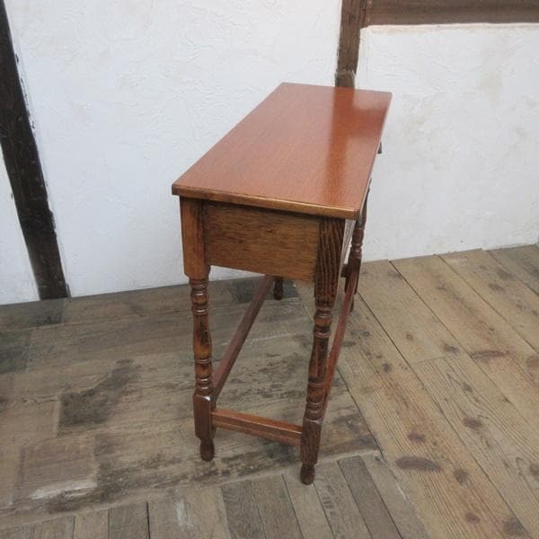 イギリス ヴィンテージ 家具 ホールテーブル サイドテーブル 英国 6737d