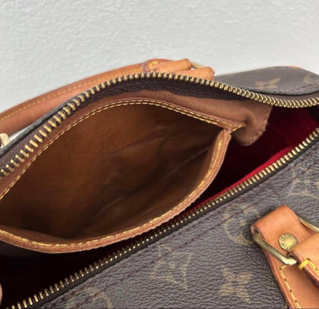 ルイヴィトン●スピーディ25 ●正規ショルダー付き●斜め掛け●中古美品