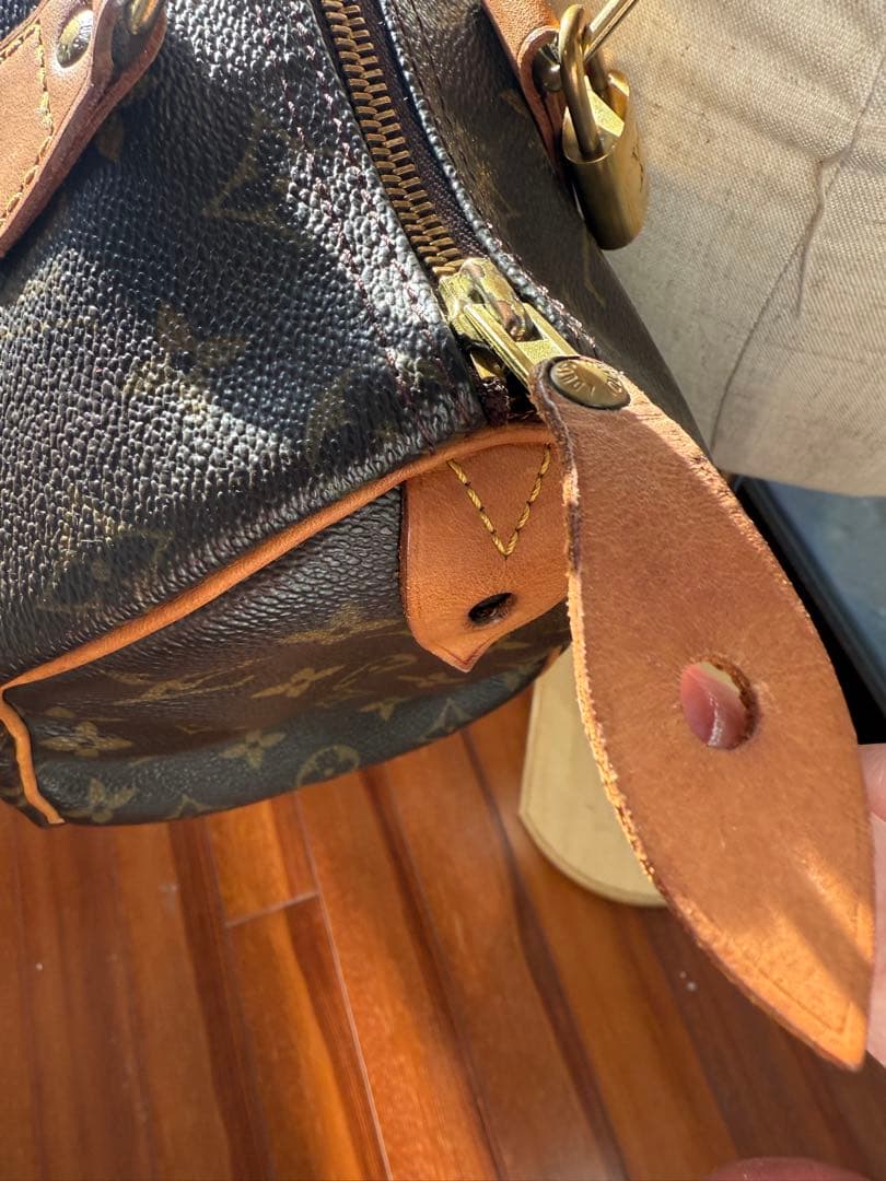 ルイヴィトン●スピーディ25 ●正規ショルダー付き●斜め掛け●中古美品