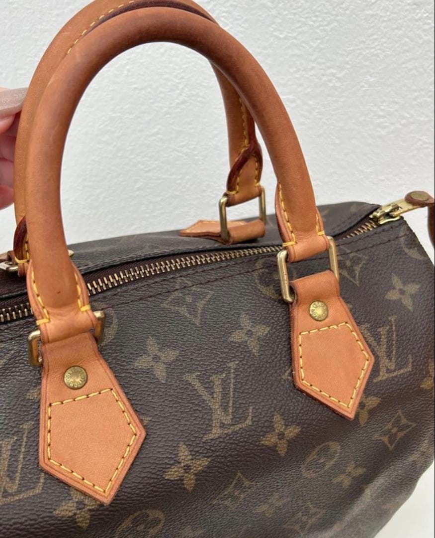 ルイヴィトン●スピーディ25 ●正規ショルダー付き●斜め掛け●中古美品