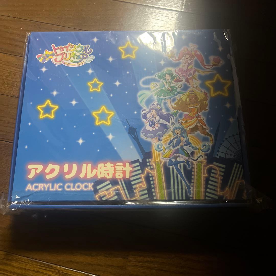 スタートゥインクルプリキュア アクリル時計 プリティストアオンライン