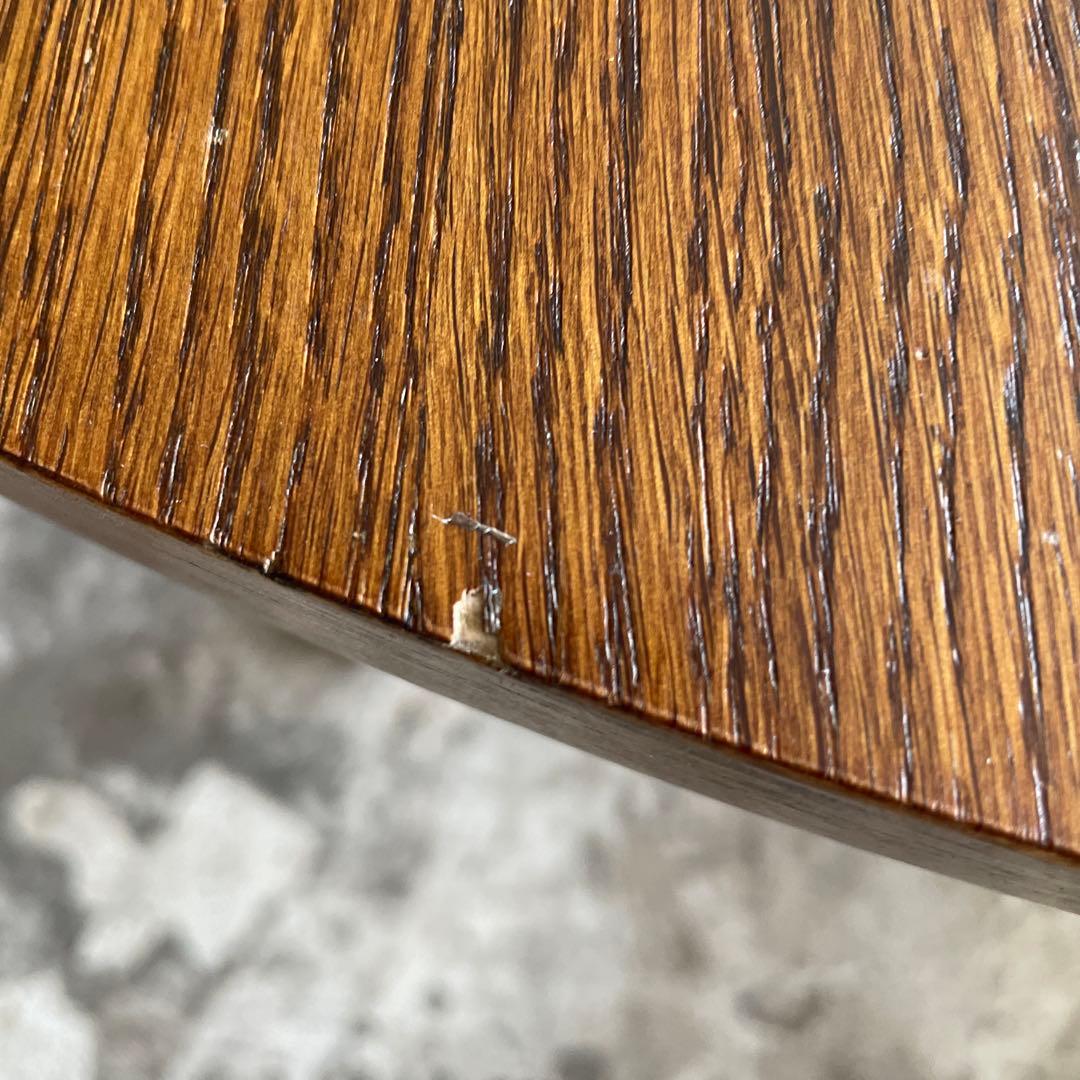 ビンテージ ラウンドエクステンションダイニングテーブル no4