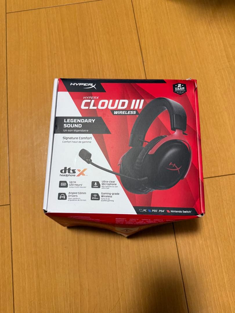 HyperX Cloud III Wireless ゲーミングヘッドセット