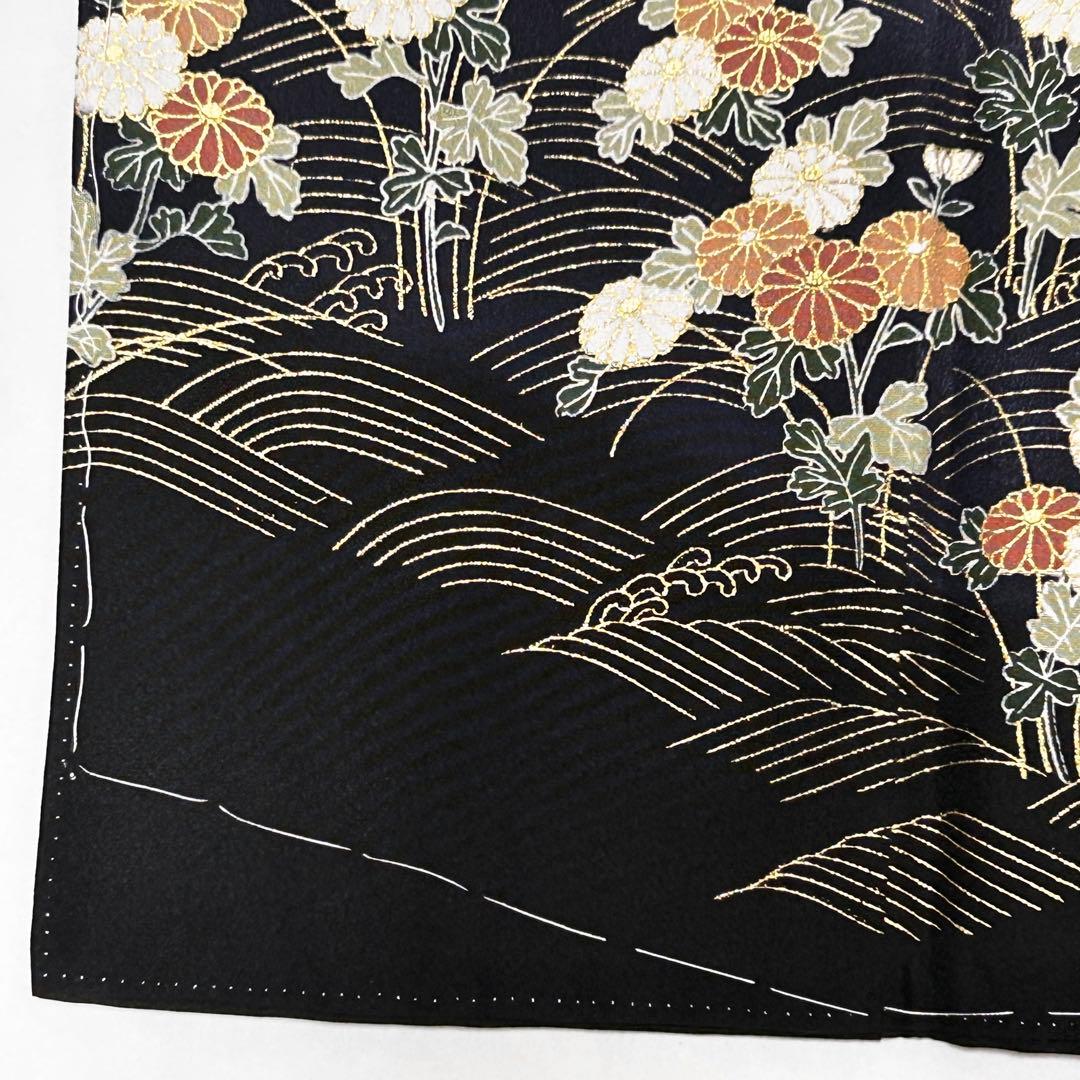 【654】友禅•金箔•金駒刺繍 黒留袖