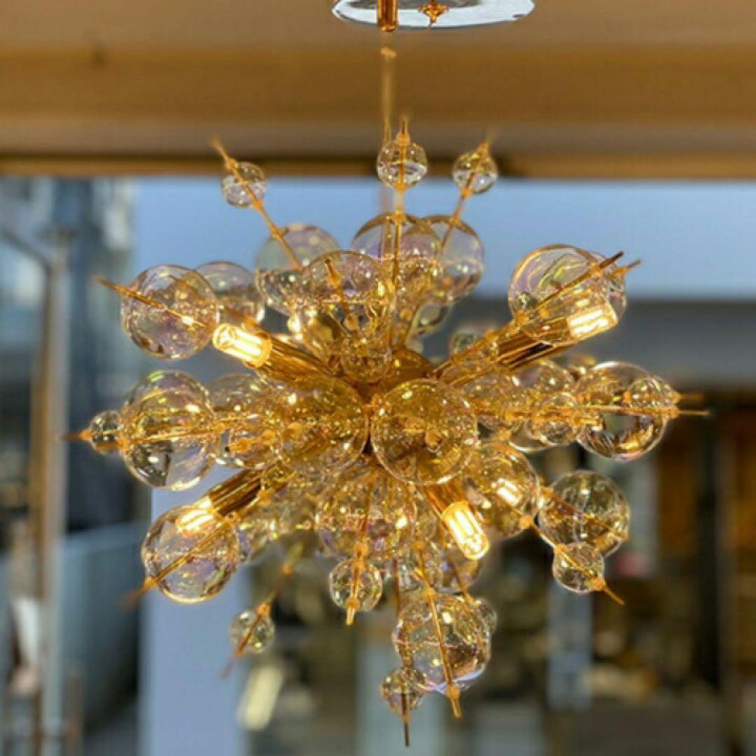 バブルシャンデリア　ゴールドオーロラ