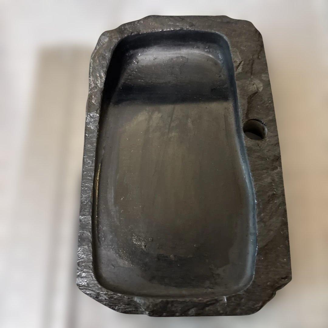 輪島塗りの蒔絵の硯箱(木箱入)