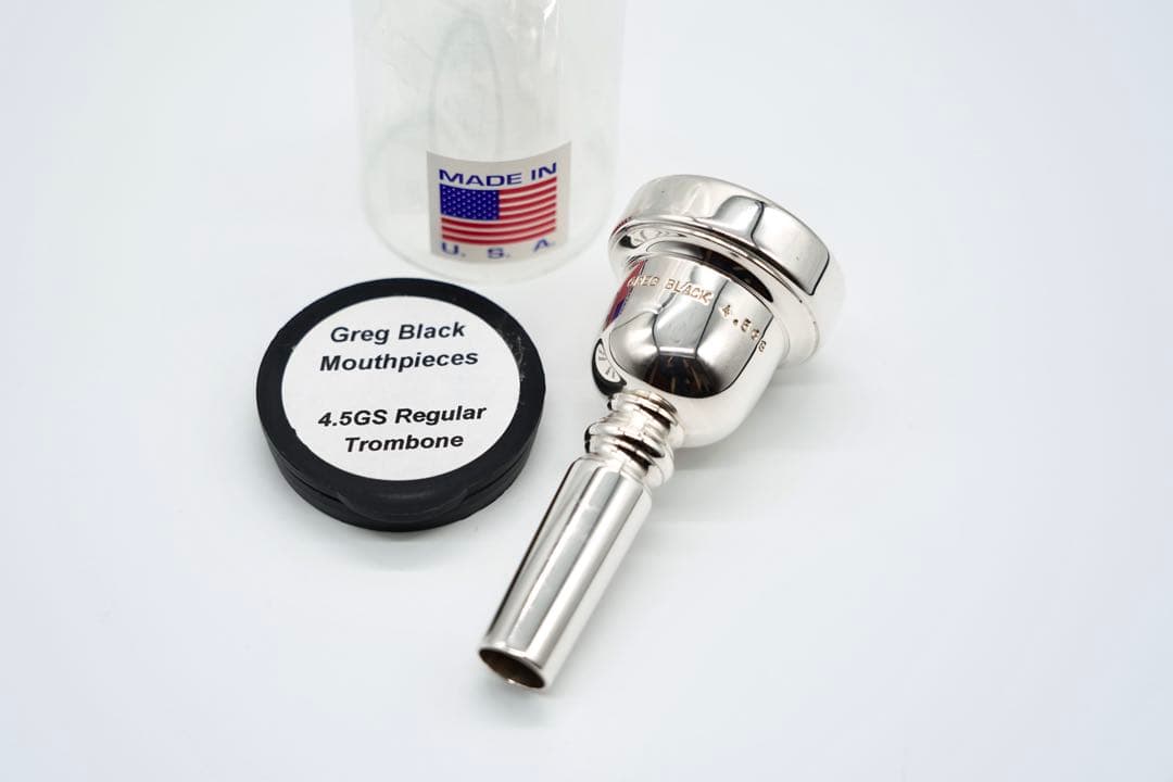 Greg Black 4.5GS Regular 太管トロンボーンマウスピース