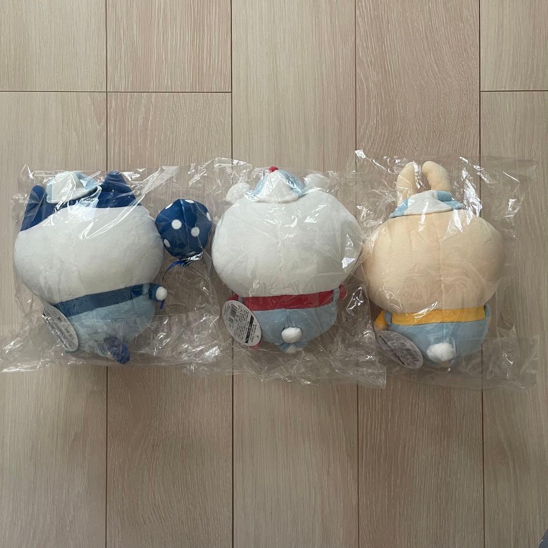 【ちいかわ】 ワクワクゆうえんち ぬいぐるみS 3点セット