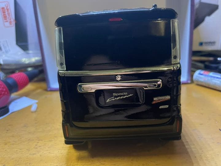 スペーシアカスタムmk 53s1/18サイズサンプルカラー黒色