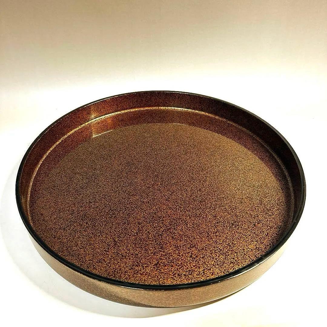 輪島塗　梨子地扇面蒔絵　茶櫃　参州 造 作家物