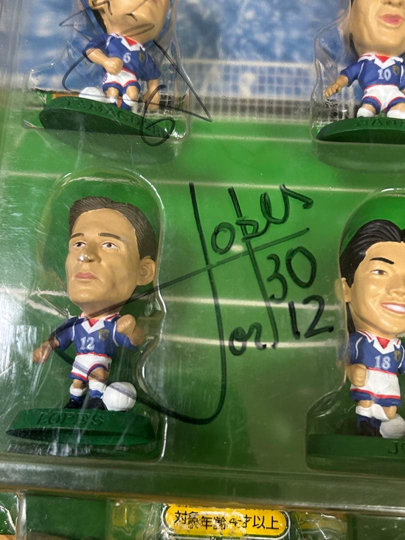 直筆サイン付　HEADLINERSサッカー日本代表フィギュアセット