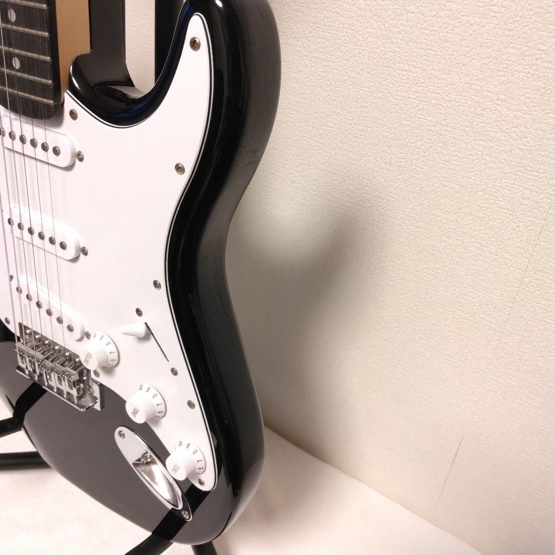 SELDER ブラック エレキギター ストラトキャスタータイプ