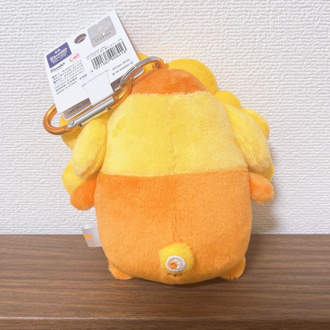 推しカラー サンリオミャクミャク プリン カラビナ BC ポムポムプリン