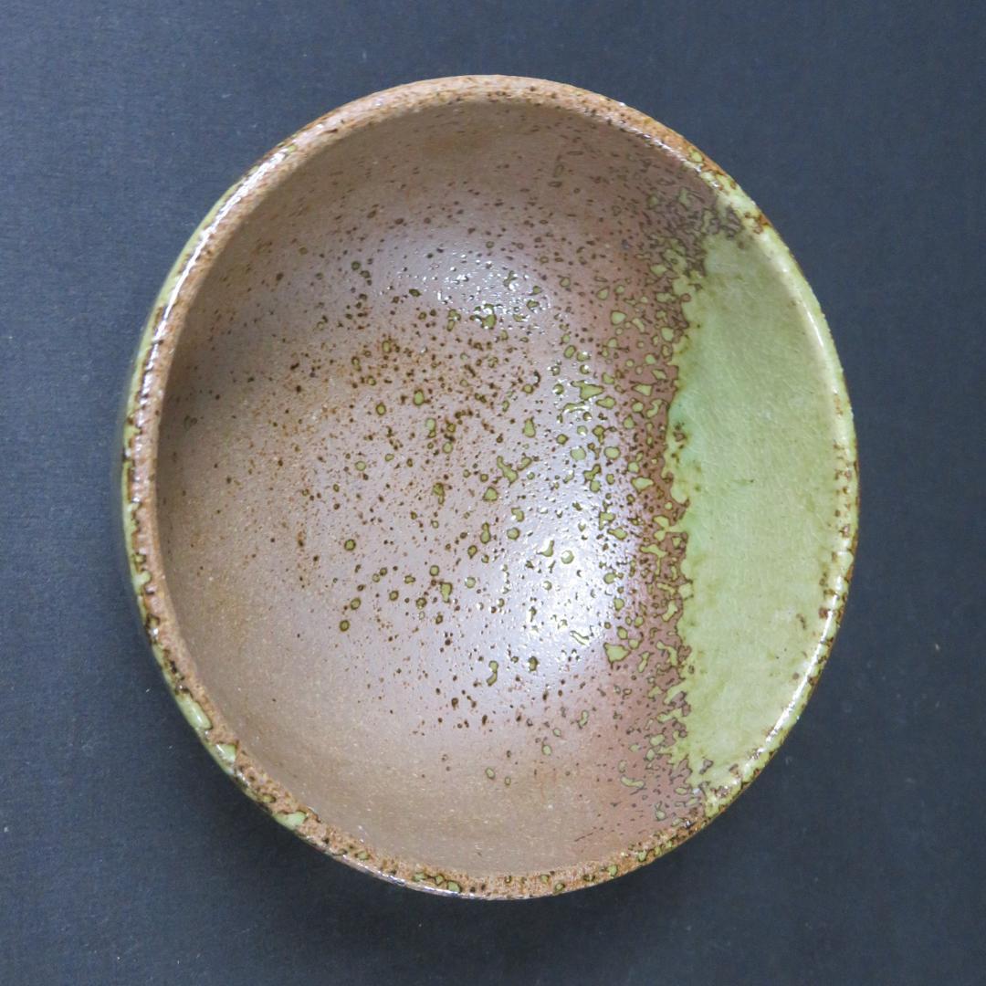 茶碗 福楽 在銘 緑 茶 抹茶碗 茶器 茶道具 茶の湯