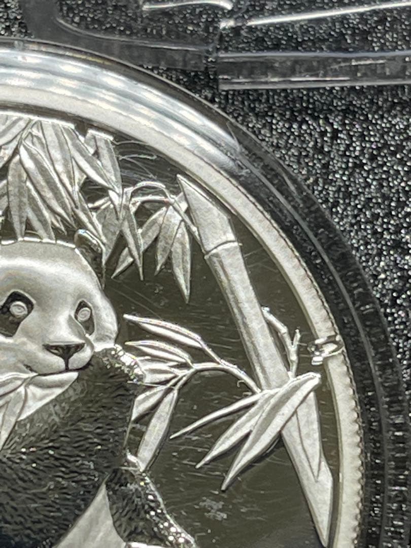 や*す様 銀貨　2007 中国　パンダ 10 元 1 オンス Ag.999