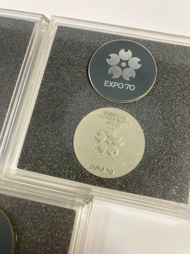 1972年日本万博覧会記念メダル　銀メダル３点　シルバー