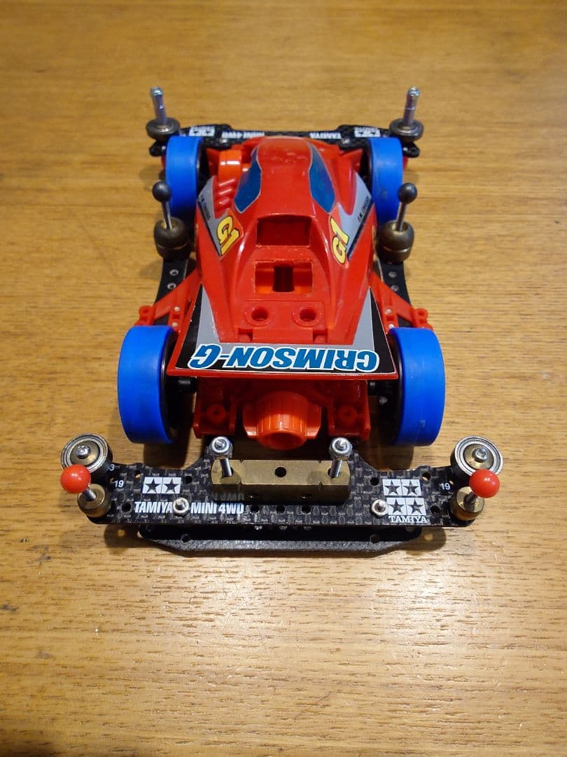 【希少】タミヤ ミニ四駆 クリムゾングローリー(B-MAXタイプ·組立済)
