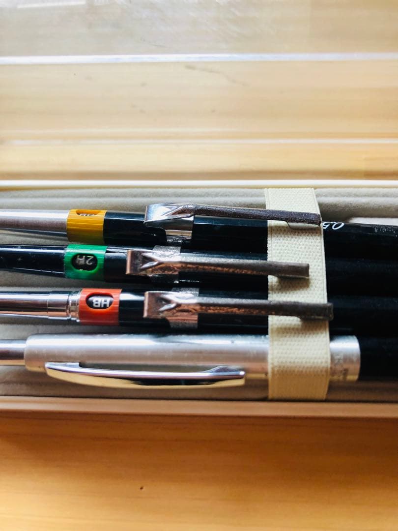 廃盤ぺんてる　旧型　pg5 pmg　グラフpg4セット、uni製図用　全12本