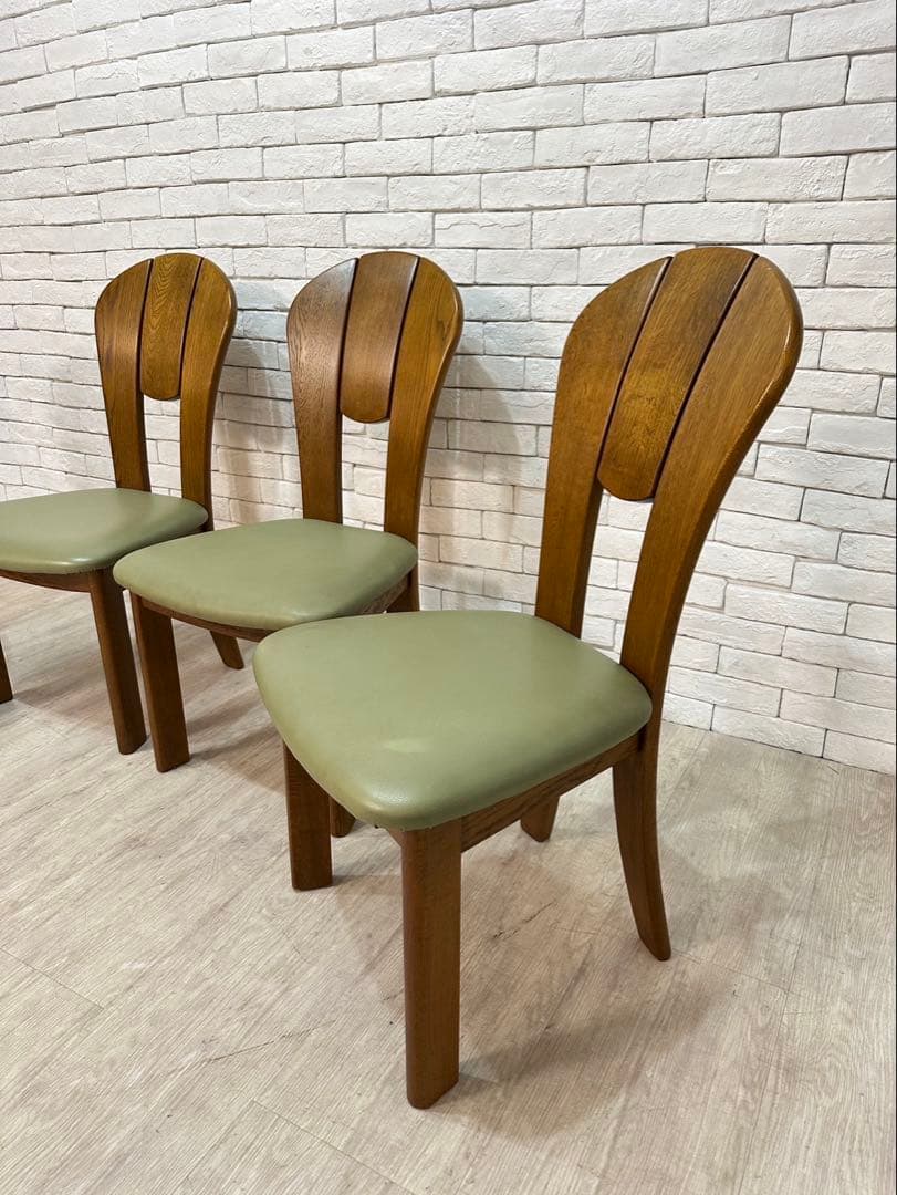 【東京都内23区配送無料】浜本工芸　定価35万ダイニングテーブル　＋チェア4脚