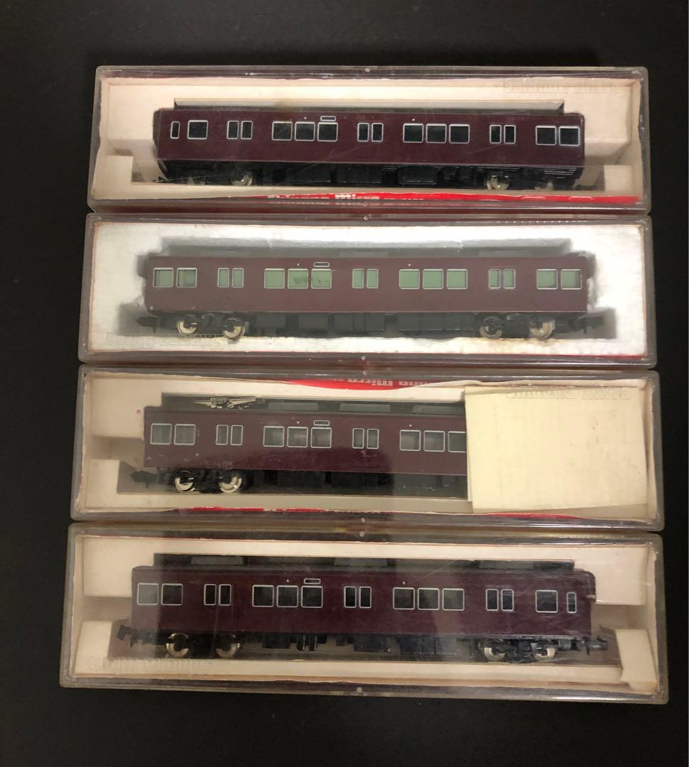 管理番号1495 阪急Nゲージ しなのマイクロ3000系4両セット