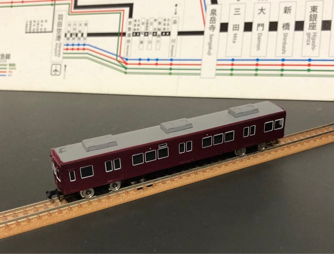 管理番号1495 阪急Nゲージ しなのマイクロ3000系4両セット