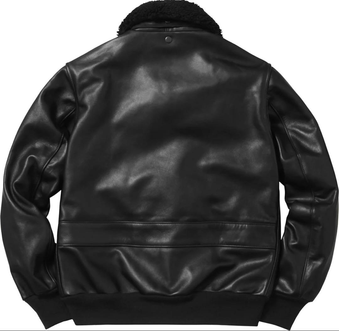 ジャケット・アウター Supreme 16FW Leather A-2 Fight Jacket M