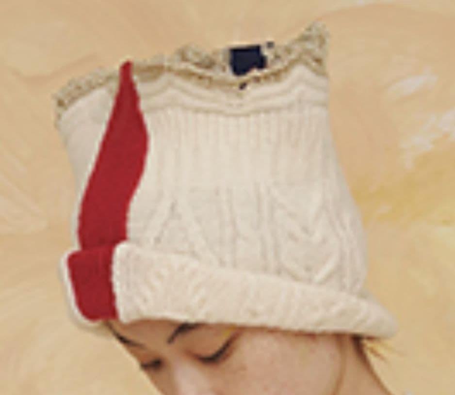 ツモリチサト　ネイビー　ニット帽