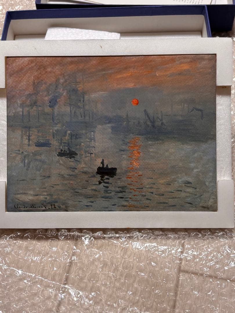 激レア❣️新品未使用❣️非売品❣️三井鉱山100周年記念品 平成2年頃 モネ タイル画