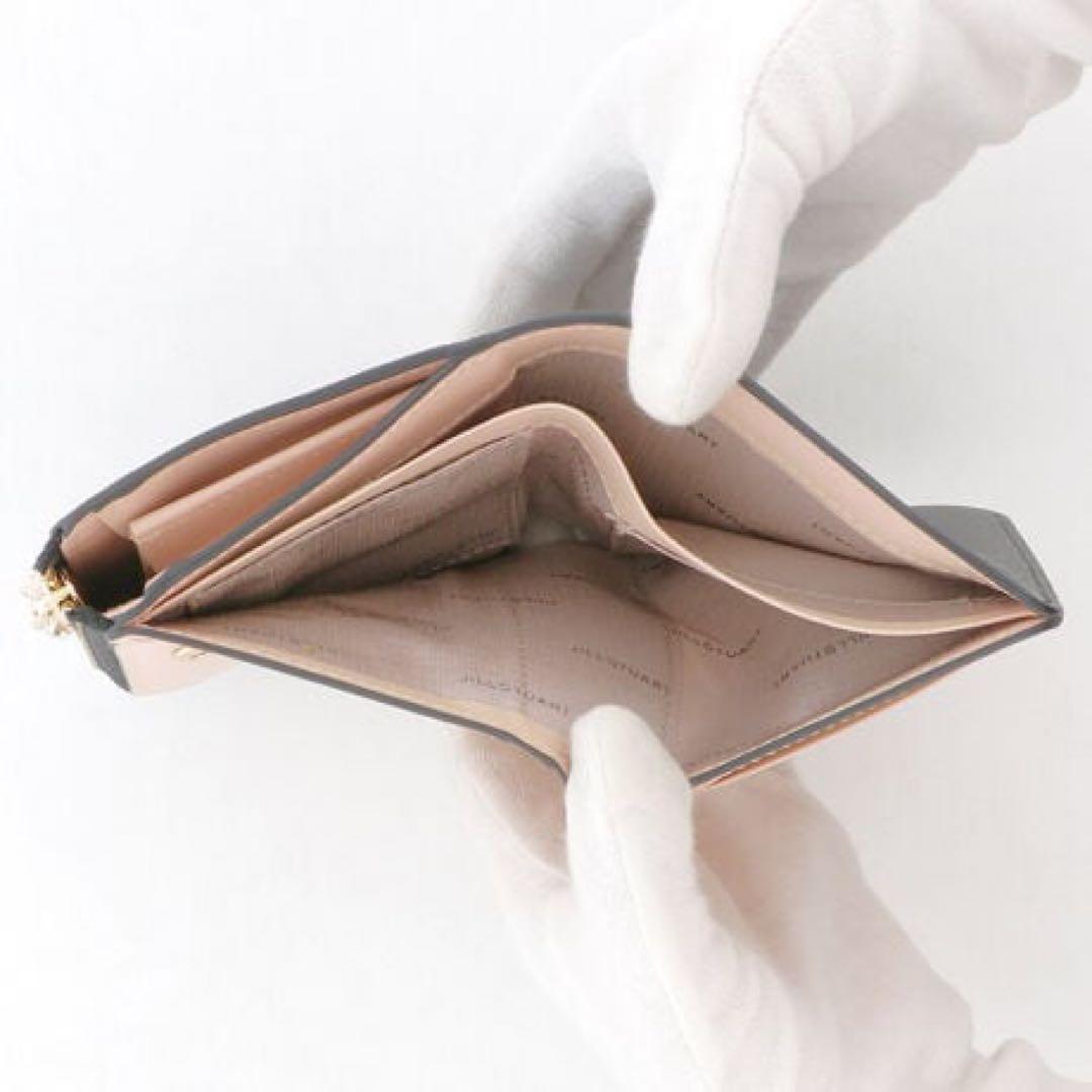 JILLSTUART エターナル L字ファスナー 折り財布 ブラック