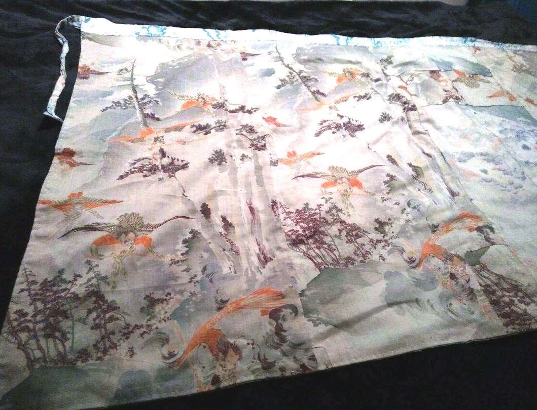 着物巻きスカート　リバーシブル