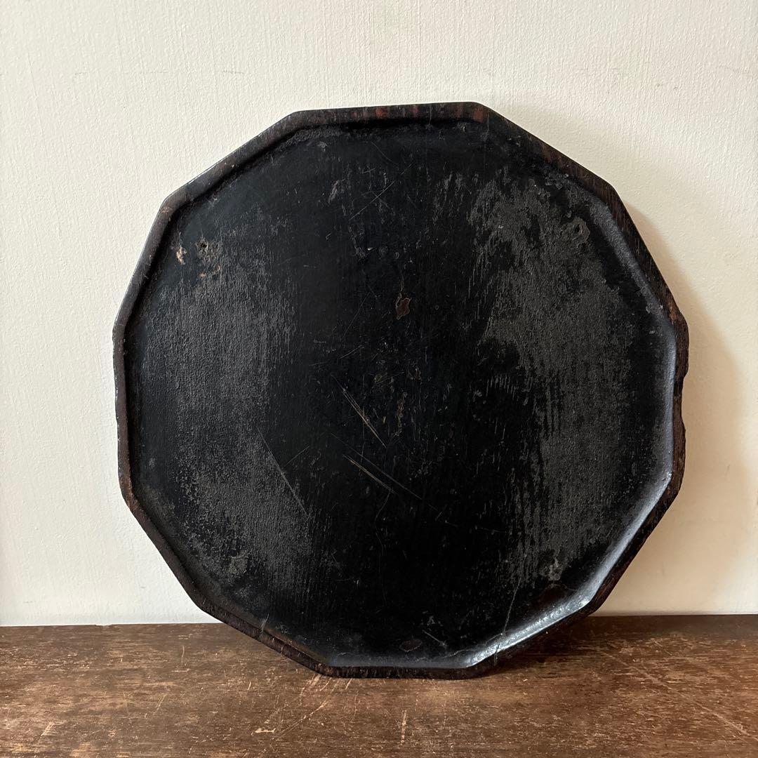 李朝十二角膳天板その63検:古道具.骨董品.韓国骨董. Antique.酒器盆.