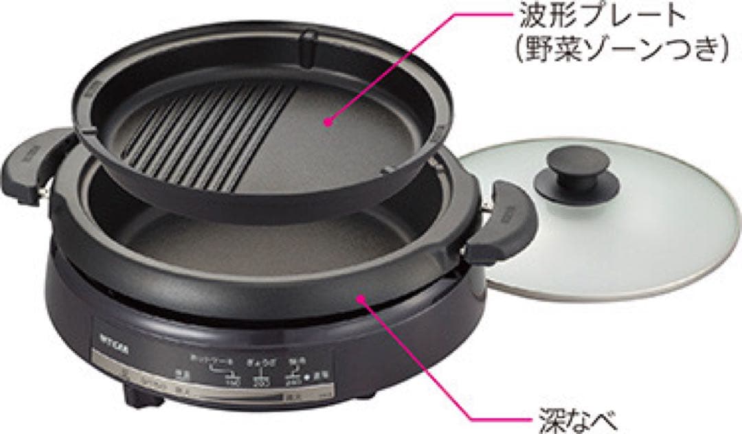 TIGER(タイガー)グリルなべ CQE-B200TH