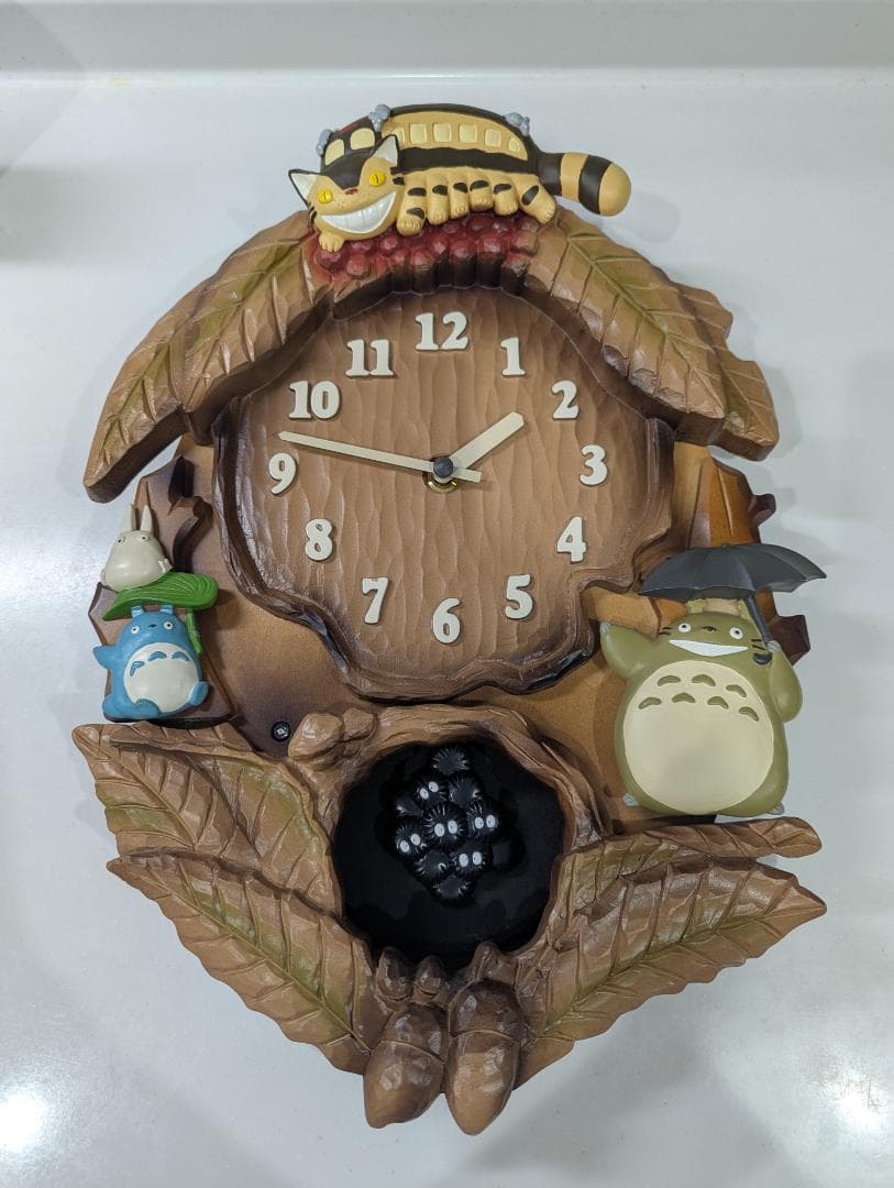 となりのトトロ掛け時計 4M837RH スタジオジブリ
