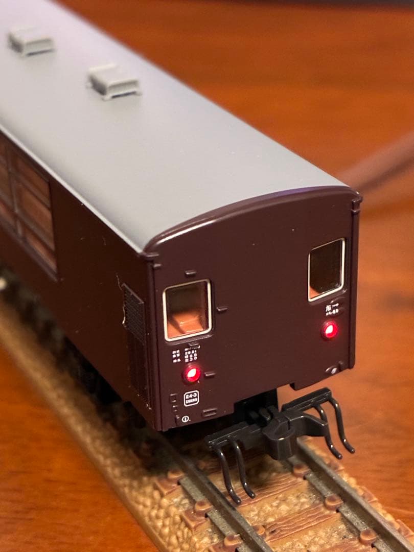 ノロッコ号客車4両　マイクロエース　ライト点灯確認済