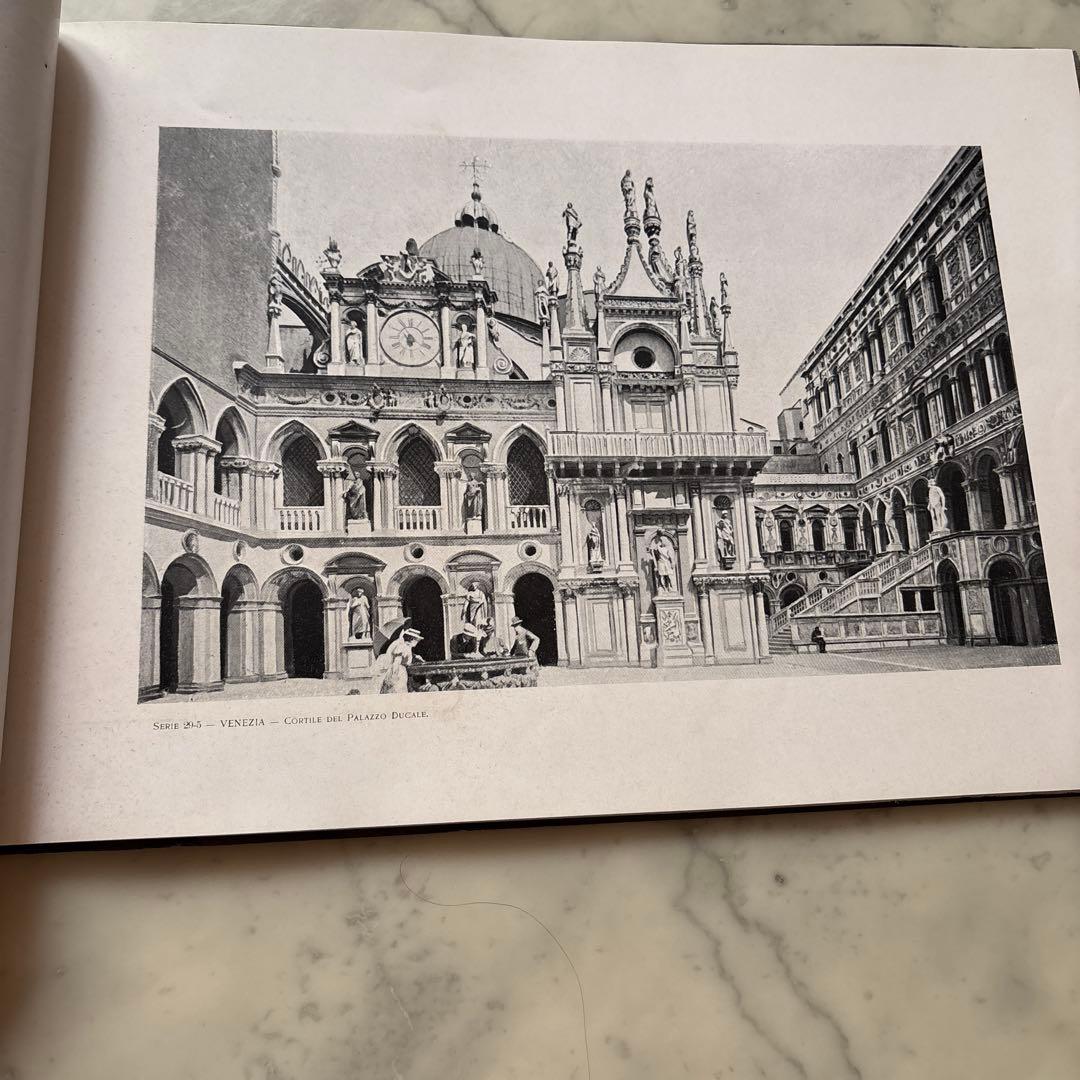 イタリア　アンティーク　ヴィンテージ　フォトアルバム　写真集　ヴェネツィア