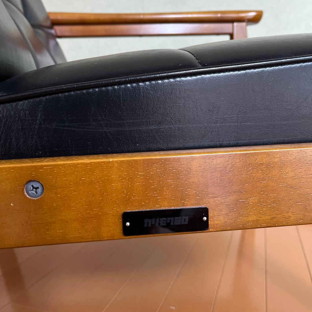 カリモク60 Kチェア　1シーター スタンダードブラック